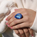 Eva Ring Bermuda Blue