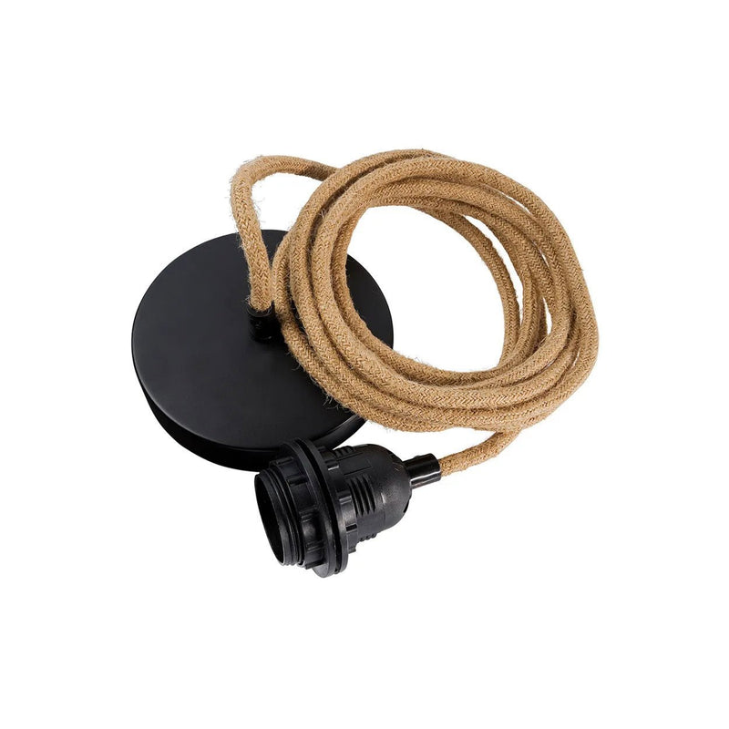BazarBizar Fitting Lamps Ceiling - Natural Black - 1 Fitting