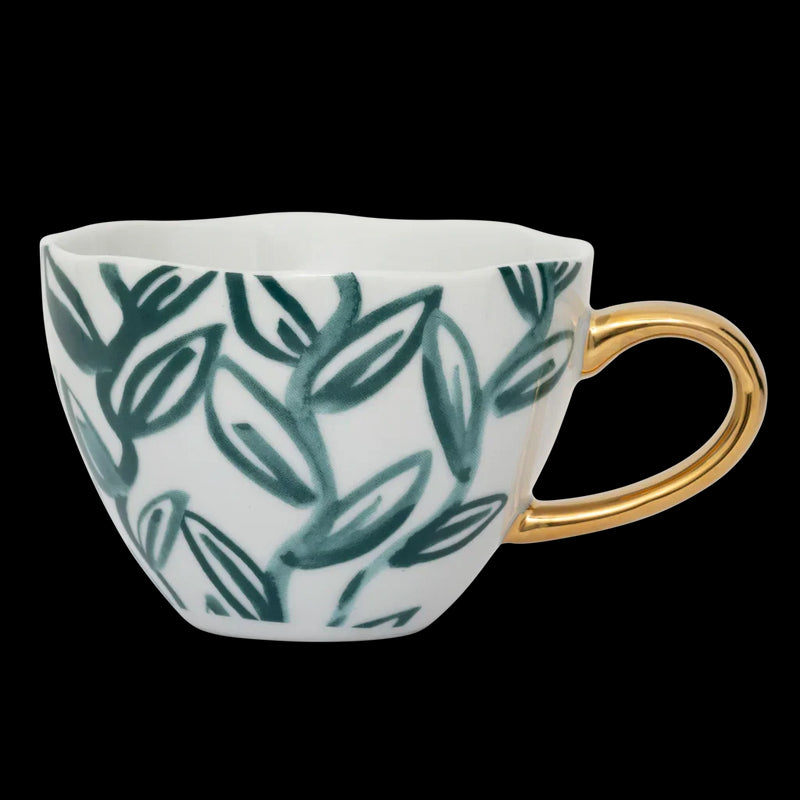Urban Nature Culture Good Morning cup Leaves Aqua