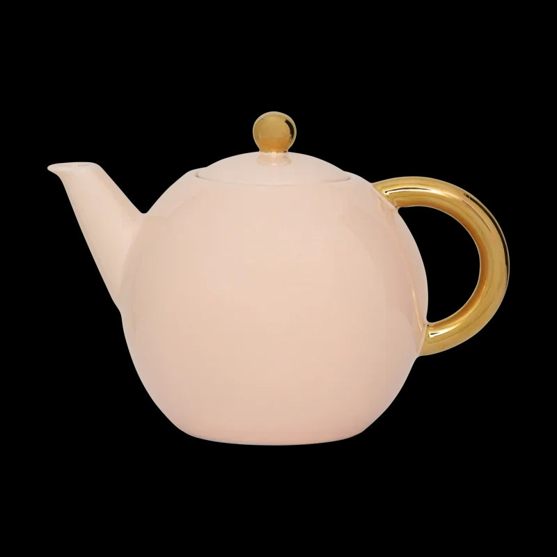 Good Morning tea pot Old Pink