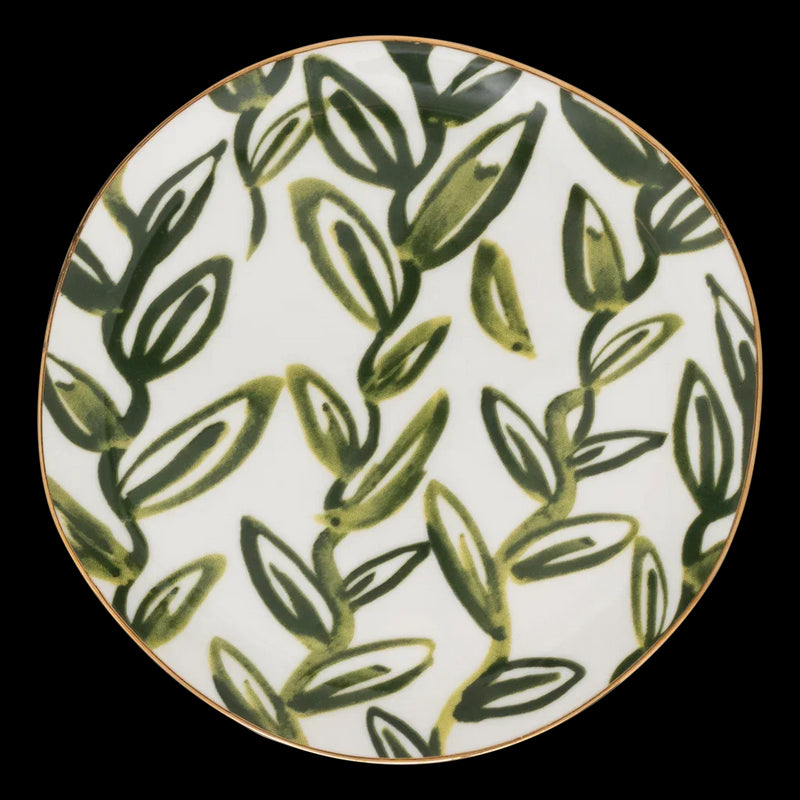 Urban Nature Culture Good Morning plate Leaves Evergreen Sprig