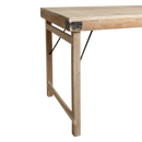 Limewash eettafel inklapbaar