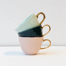 Good Morning cup Cappuccino / Tea Old Pink (set 4)
