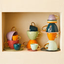 Good Morning cup Cappuccino / Tea Celadon (set 4)