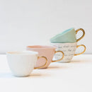 Good Morning cup Cappuccino / Tea Celadon (set 4)