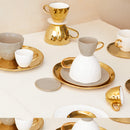 Good Morning plate Ø14 cm gold (set 4)
