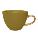 Good Morning cup Cappuccino / Tea Amber Green (set 4)