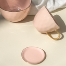 Good Morning plate Ø9 cm Old Pink (set 4)