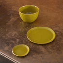 Good Morning plate Ø17 cm Amber Green
