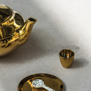 Teapot Gold Good Morning
