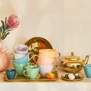 Good Morning cup Cappuccino / Tea Slate (set 4)