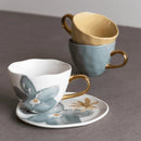 Good Morning cup Cappuccino / Tea Slate (set 4)