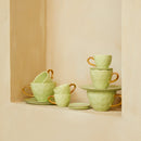 Good Morning plate Ø17 cm Pale Green (set 4)