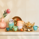 Good Morning cup Cappuccino / Tea Lila (set 4)