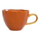 Good Morning cup Cappuccino / Tea Burnt Orange (set 4)