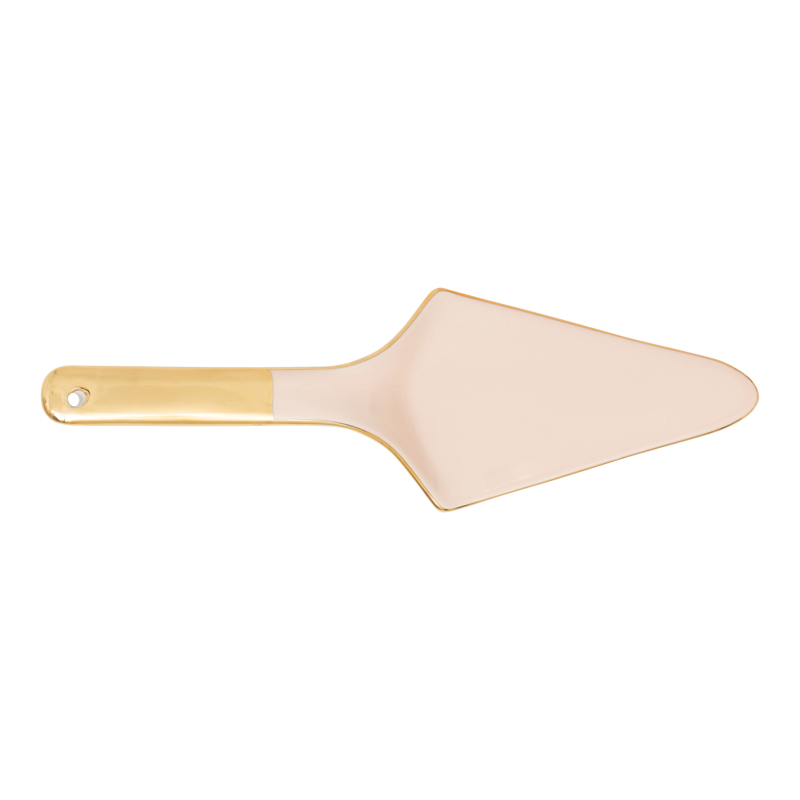 Good Morning cake server old pink