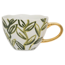 Good Morning cup Leaves Evergreen Sprig