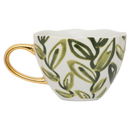 Good Morning cup Leaves Evergreen Sprig