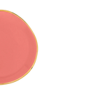 Good Morning plate Ø9 cm Burnt Coral (set 4)