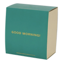Good Morning Cup Cappuccino/Tea and Plate Valuri Emerald Green in gift pack