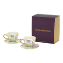 Good Morning cup Cappuccino/Tea and Plate Kusha in gift pack