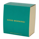 Good Morning Cup Cappuccino/Tea and Plate Papaya/slate in gift pack