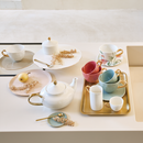 Good Morning Cup Cappuccino/Tea and Plate Papaya/slate in gift pack