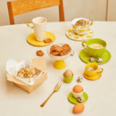 Good Morning plate, Ø17 cm Lilja, Daylily (set of 2)