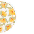 Good Morning plate, Ø17 cm Lilja, Daylily (set of 2)