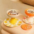 Good Morning plate, Ø17 cm Lilja, Daylily (set of 2)