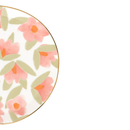 Good Morning plate, Ø17 cm Lilja, Burnt Coral (set of 2)