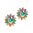 Delicate Pink Flower Earrings