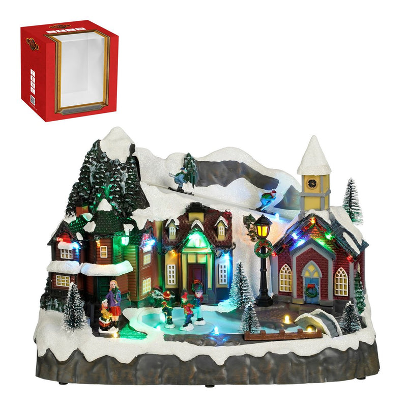 LuVille Kerstdorp Miniatuur Dorpsplein