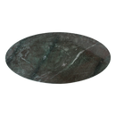 Ovale marmeren salontafel - Groen