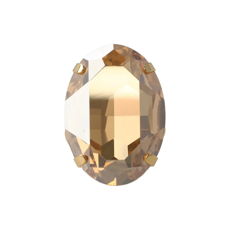 Eva Oval Ring Golden Shadow