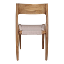 Freya tuinstoel naturel - donker teakhout