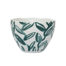 Good Morning cup Leaves Aqua