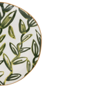 Good Morning plate Leaves Evergreen Sprig