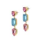 Lady Kate Statement Earrings Aqua