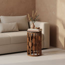 Lampung bijzettafel marmer zwart