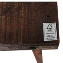 Eettafel bruin opklapbaar