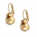 Small Lacrima Crystal Earhangers - Gold