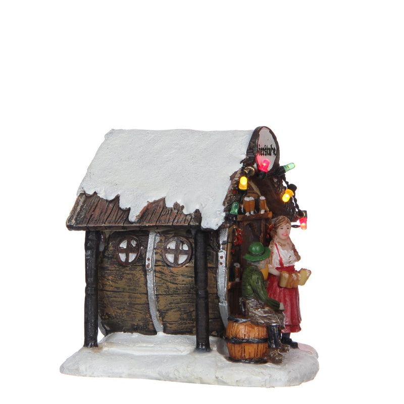 LuVille Kerstdorp Miniatuur Bierstube