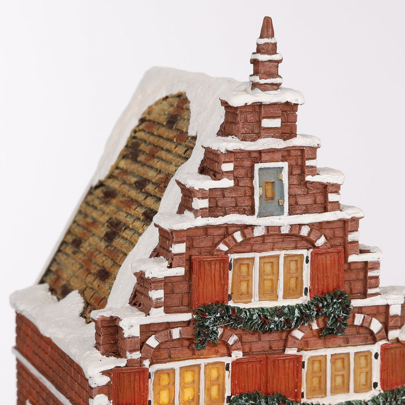 LuVille Kerstdorp Miniatuur Grachtenpand