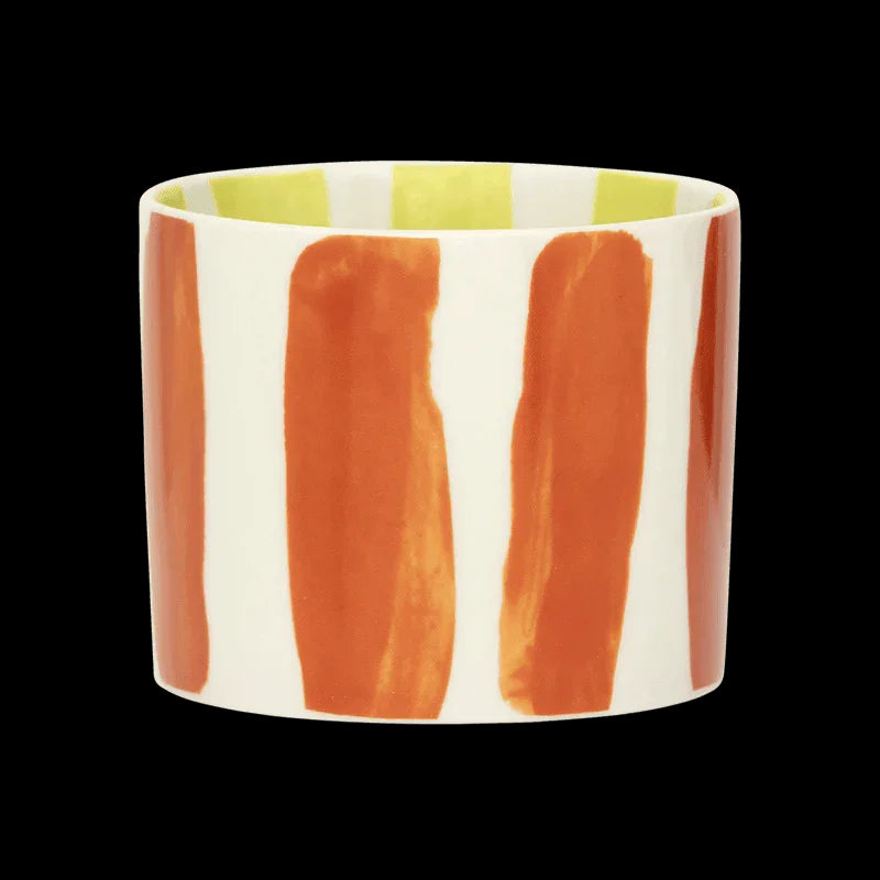 LINDA. x UNC mug Tazza with printed stripes inside & outside B