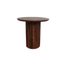 Bullnose bijzettafel bruin 50 cm