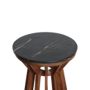 Sabah bijzettafel marmer zwart