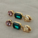 Lady Kate Statement Earrings Emerald