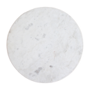 Malakka bijzettafel marmer wit