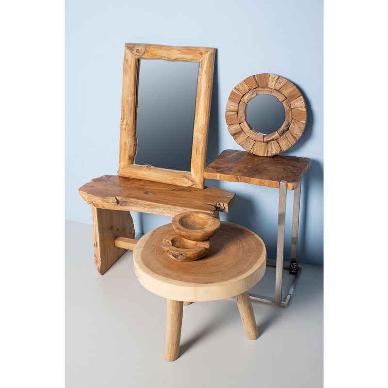 Spiegel YARI Naturel Teak